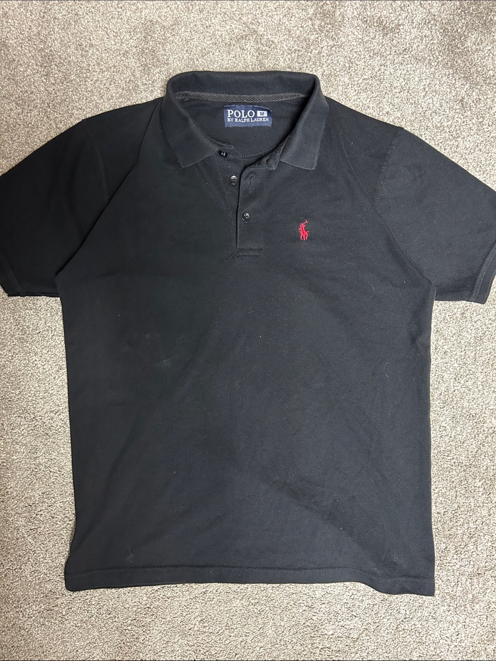 Vintage 90s Classic Ralph Lauren Black Logo Polo